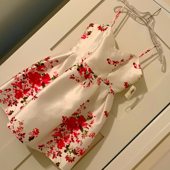 NWT floral cocktail, wedding, homecoming or prom dress - Picture 1 of 2